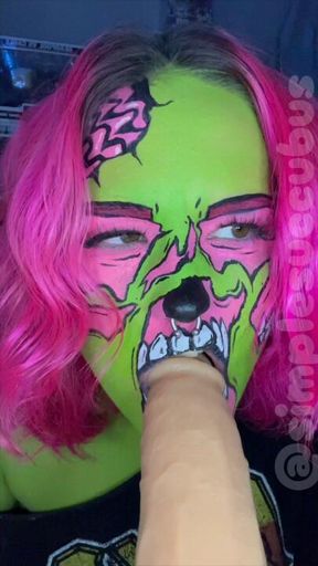 Zombie Girl Blowjob POV