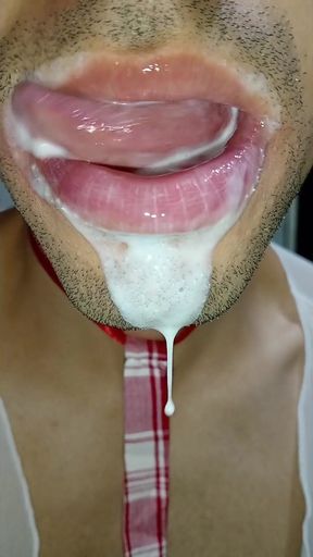 Epic moment from &quot;Sloopy Deep Throat, Six Pack Big and Venozo, Submissive Penis&quot;