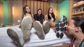Worshiping Goddesses Sweaty Up Feet! - FULL VERSION - FULL HD QUALITY (1920 X 1080) MP4 VIDEO FILE - SPECIAL PRICE: 35 MINUTES FOR US$ 19,99!