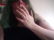 Let's Go To The Pall Mall! Smoking Fetish Goth Transgender