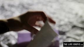 ”Sensual Nasty S rubs her unshaved snatch”