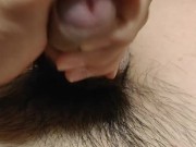 【短小包茎】大学生の寸止め大量発射オナニー