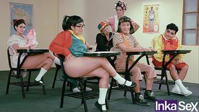 The morbid neighborhood of Chibolo 18 ends in an orgy during Don Mamón's class - LOST CHAPTER