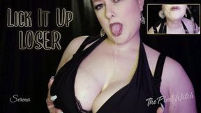 Lick It Up Loser ~ Spit Fetish Verbal Humiliation Degradation ~ 1080p HD