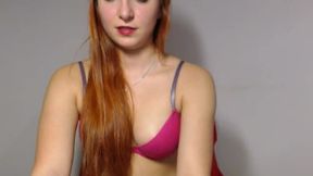 Curvy Redhead Does Not Undress