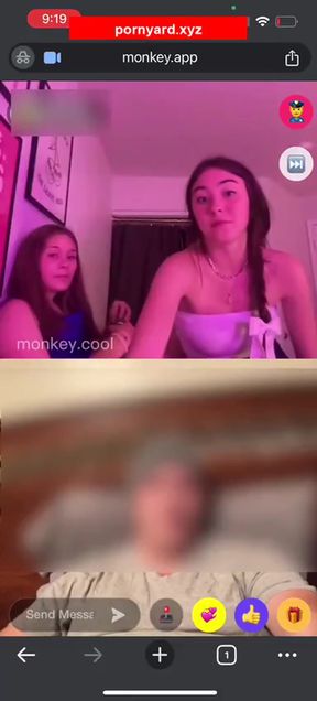 Amateur teen reacts to homemade porn video