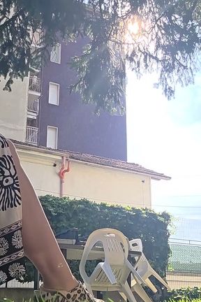Hot Sun in the Garden Minimal Bikini, Camouflage Sandals and the Desire to Be Looked at