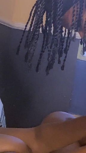 Lesbian Chocolate Strap-on Powerhouse