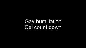 Gay humiliation cei count down