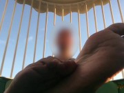 WHENEVER YOU THINK OF FEET - THINK OF ME - MANLYFOOT - FUN AT THE FAIR - FERRIS WHEEL FOOT FETISH🦶