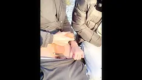 Sledding day turns into Extreme cum play day with massively HUNG Local Lad