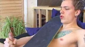 ”Skater Boy Shane Jerking Off”