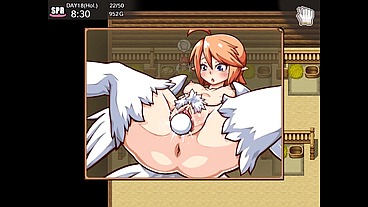 Impregnate my harem farm [ BREEDING HENTAI game ] Ep.9 filling her virgin pussy with hot sperm !