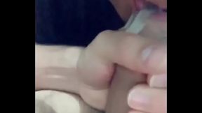 Esporrando na boquinha