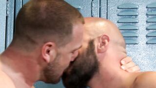 Hairy gay dudes Dustin Steele and Hans Berlin go crazy