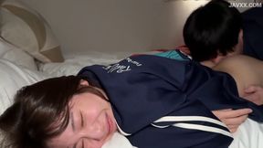Innocent college girl Haru-chan secretly craves creampies in leaked amateur tape