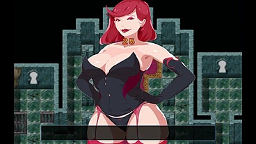 Tower Trample [ FEMDOM Hentai Game ] Ep.2 footboy slave defeated by FACESITTING move !