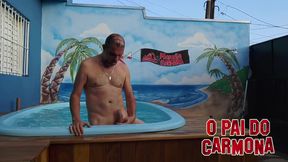 Aidocarmona Enjoying a Pool Wanting to Fuck an Ass
