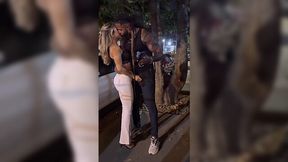 Big Black Cock Slams Her Tight Wet Pussy Raw While Her Cuckold Husband Watches After the Party