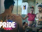 Experienced Twink Walks Muscle Hunk Through His First Pride Fest - Dylan Hayes, Ty Roderick