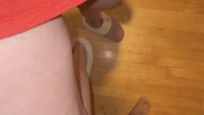 Hard Ballbusting Bratty Girl Kicks Big Bulge Erection