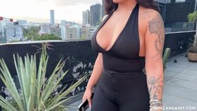 Thick Mexican Latina Barbara Shows Fat Ass