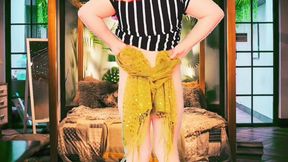 Gorgeous Crossdresser Showing off Thighs with Naughty Passion