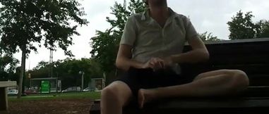 Big Cock Wank Outdoors