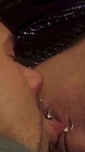 Sex in the Toilette with the Black Girl While a Couple Is Watching