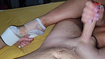 Stepmom checks capabilities of the stepson