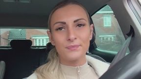 Driving smoking and honking