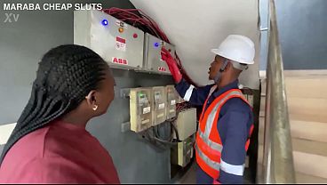SILVER ANAL SEDUCES NEPA STAFF WHO CAME TO FIX HER LIGHT