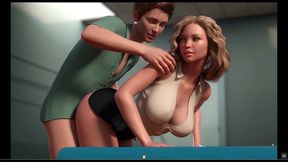 treasure of nadia [pornplay hentai game] ep.20 doctor thick assjob ends with a huge cumshot