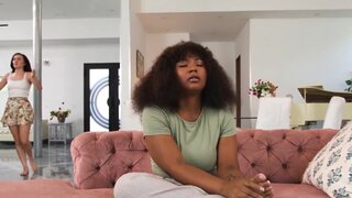 Foot massage leads to spanking, which leads to 3some banging