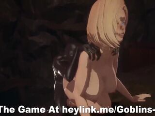 Goblins Cave Doggy Domination: Trapped mother I'd like to fuck Gets Her Holes Hammered in Hardcore Group-sex!