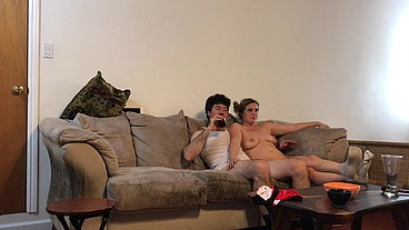 Watching football with my stepdad - Erin Electra