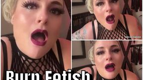 Burping Domme humiliates you smell my belch