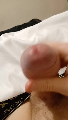 Young guy jerking off his hard cock  #11