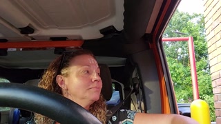 CUM FACIAL CHALLENGE -Public drive through clip !!!