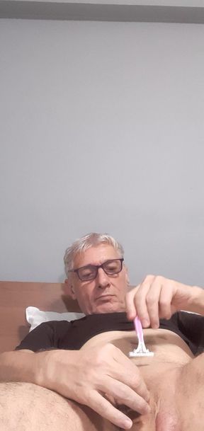 Shaved Monster Cock and Massive Huge Big Balls