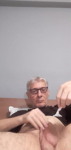 Shaved Monster Cock and Massive Huge Big Balls