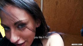 Public Pickups - Brunette Czech El Storm Rides Bumper Cars & Gives Steve a POV Blowjob with Steve Q & Gets Doggystyle Fuck