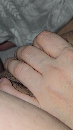 Step mom take step son out by handjob his big sick