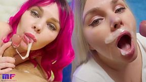 Hot cumshot round with Miss Fantasy #14
