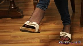 Worn Heels, Soft Soles - Slow Dangling in Stockings