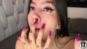 nose fetish nostrils fuck nose fake cumshot