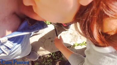 Cum in panties and pull them up before the  picnic