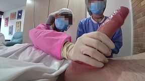 Dick treatment goes a little too far in a fake hospital