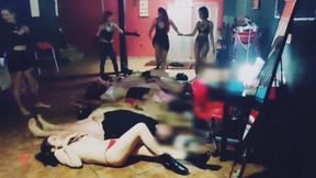 Partying with my friends.