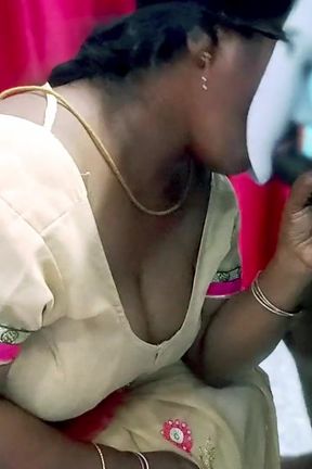 Step Sister Help Her Step Brother to Get Tension Free and Take Cum on Her Tits- Full Tamil Erotic Audio with Loud Moaning